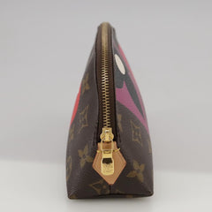 Louis Vuitton Cosmetic Pouch Limited Edition Game On Monogram Canvas