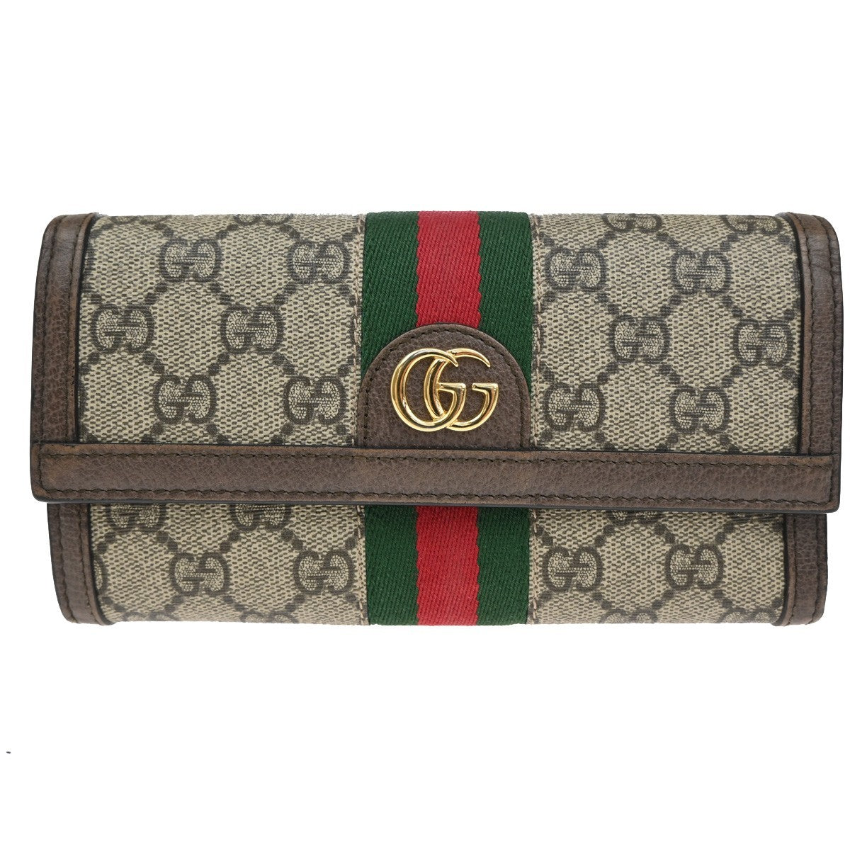 Gucci Ophidia Continental Wallet GG Coated Canvas