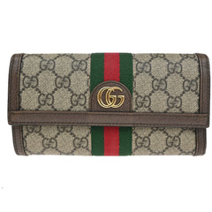 Gucci Ophidia Continental Wallet GG Coated Canvas