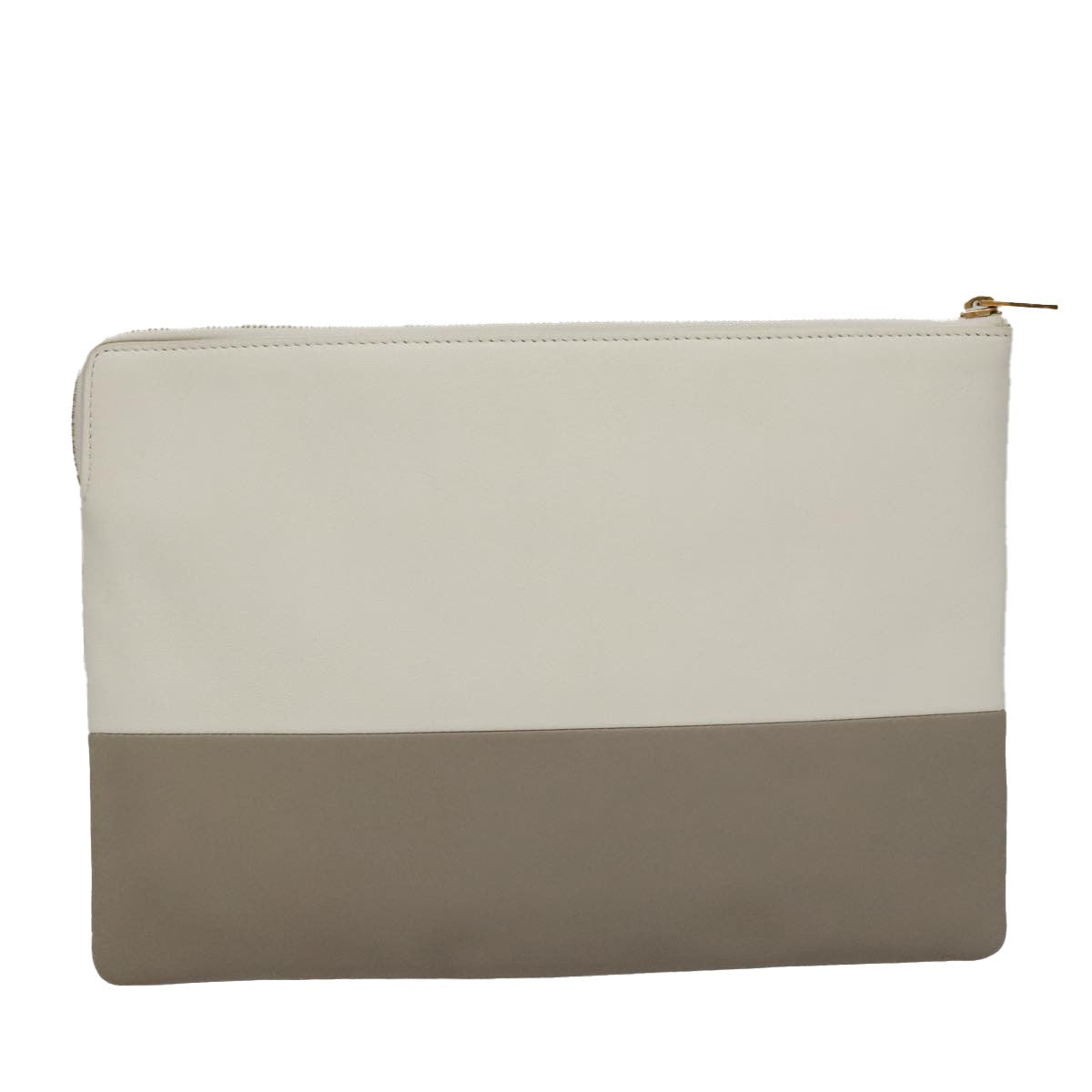 Celine Bicolor Solo Clutch Leather