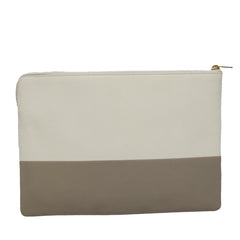 Celine Bicolor Solo Clutch Leather