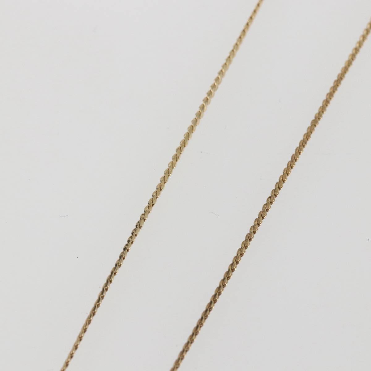 Christian Dior CD Pendant Necklace Metal