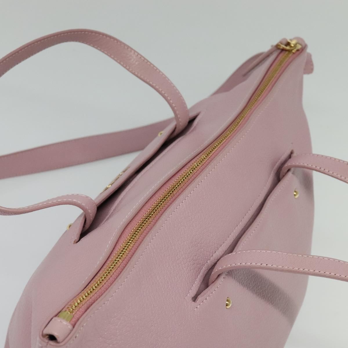 Salvatore Ferragamo Gancini Tote Leather