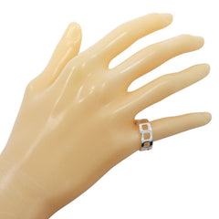 Gucci Open Square Ring Silver 925