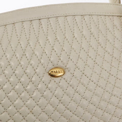 Bally Vintage Handbag Quilted Leather