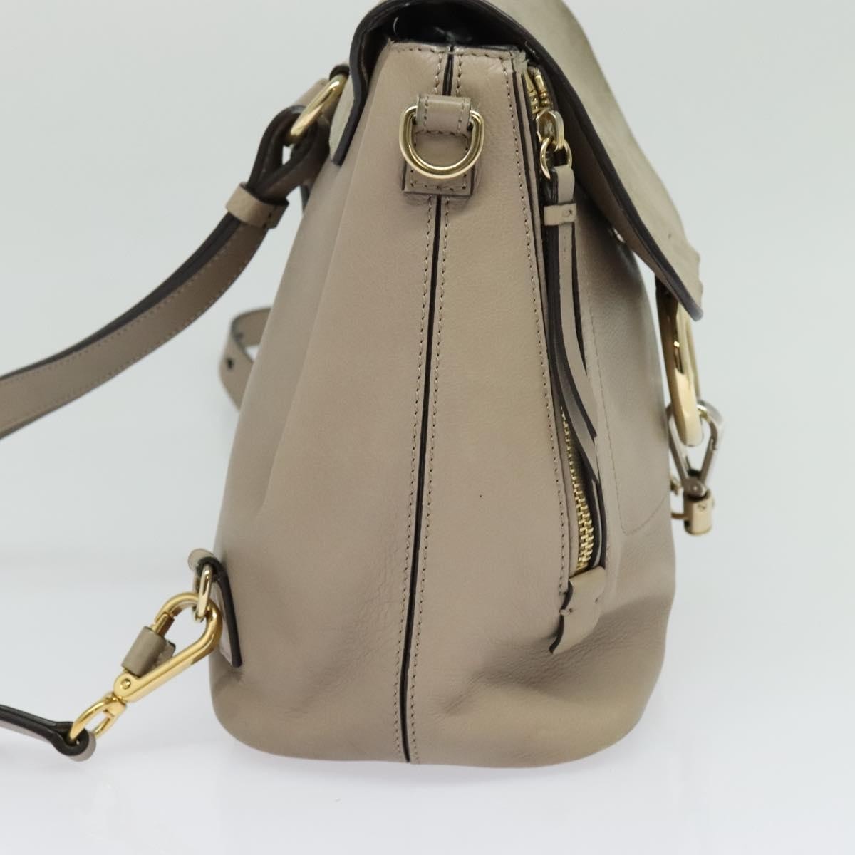 Chloe Faye Shoulder Bag Leather and Suede