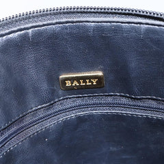 Bally Vintage Chain Shoulder Bag Quilted Leather