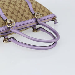 Gucci Lovely Heart Interlocking G Tote GG Canvas