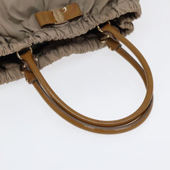 Salvatore Ferragamo Convertible Bow Satchel Nylon