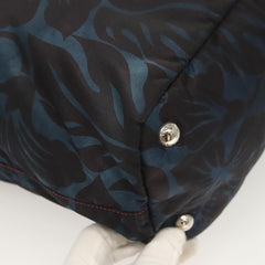 Prada Convertible Tote Printed Tessuto with Saffiano