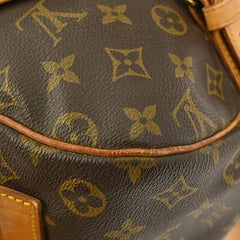 Louis Vuitton Saumur Handbag Monogram Canvas