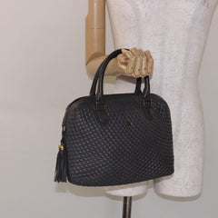 Bally Vintage Handbag Quilted Leather