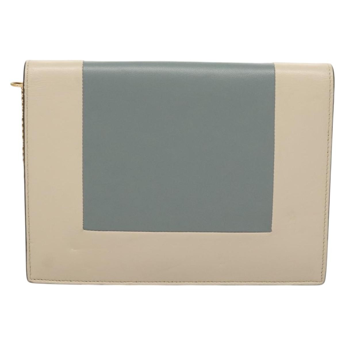 Celine Chain Shoulder Bag Leather