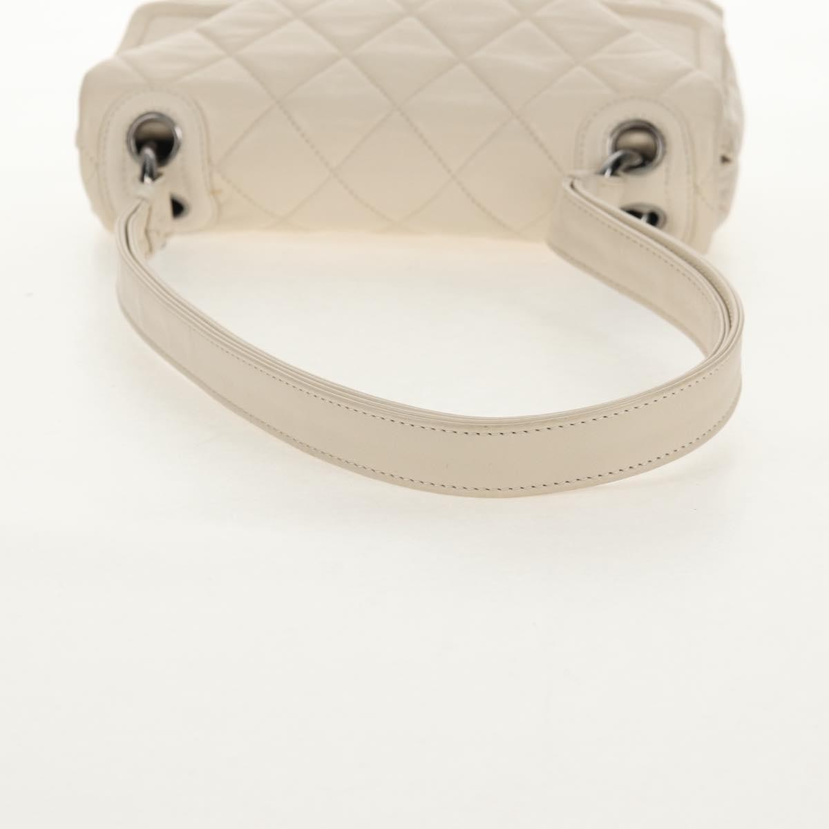 Chanel Padded Envelope Flap Bag Quilted Aged Calfskin