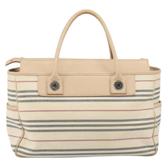 Burberry Nova Check Tote Canvas and Leather
