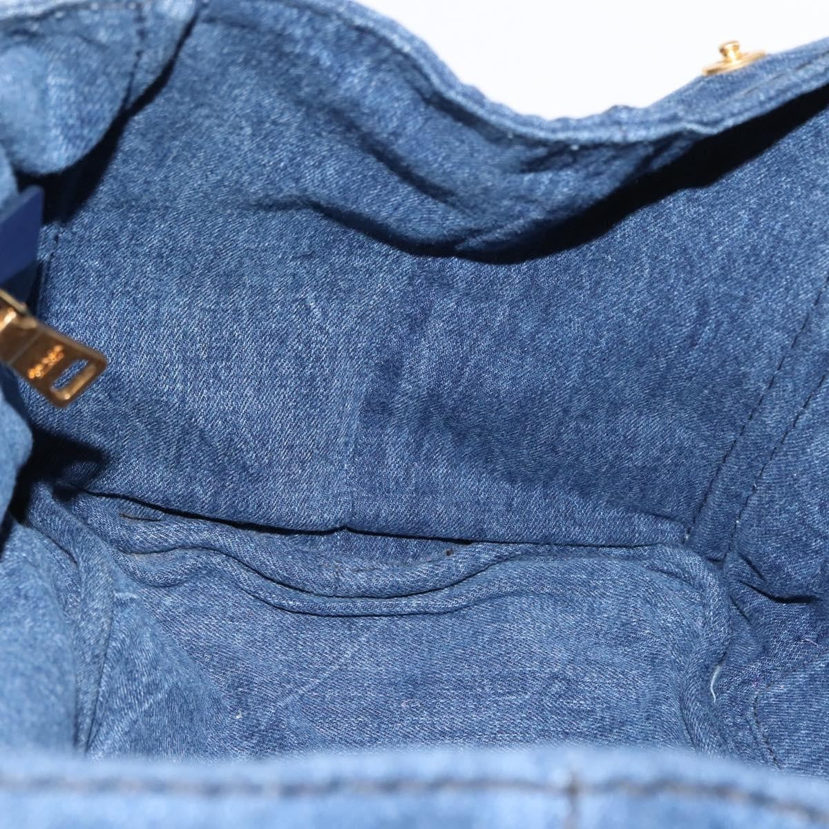 Prada Canapa Convertible Tote Denim