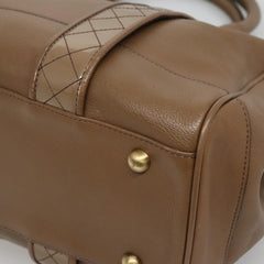 Burberry Nova Check Tote Leather