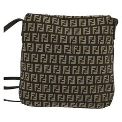 Fendi Mamma Baguette Shoulder Bag Canvas