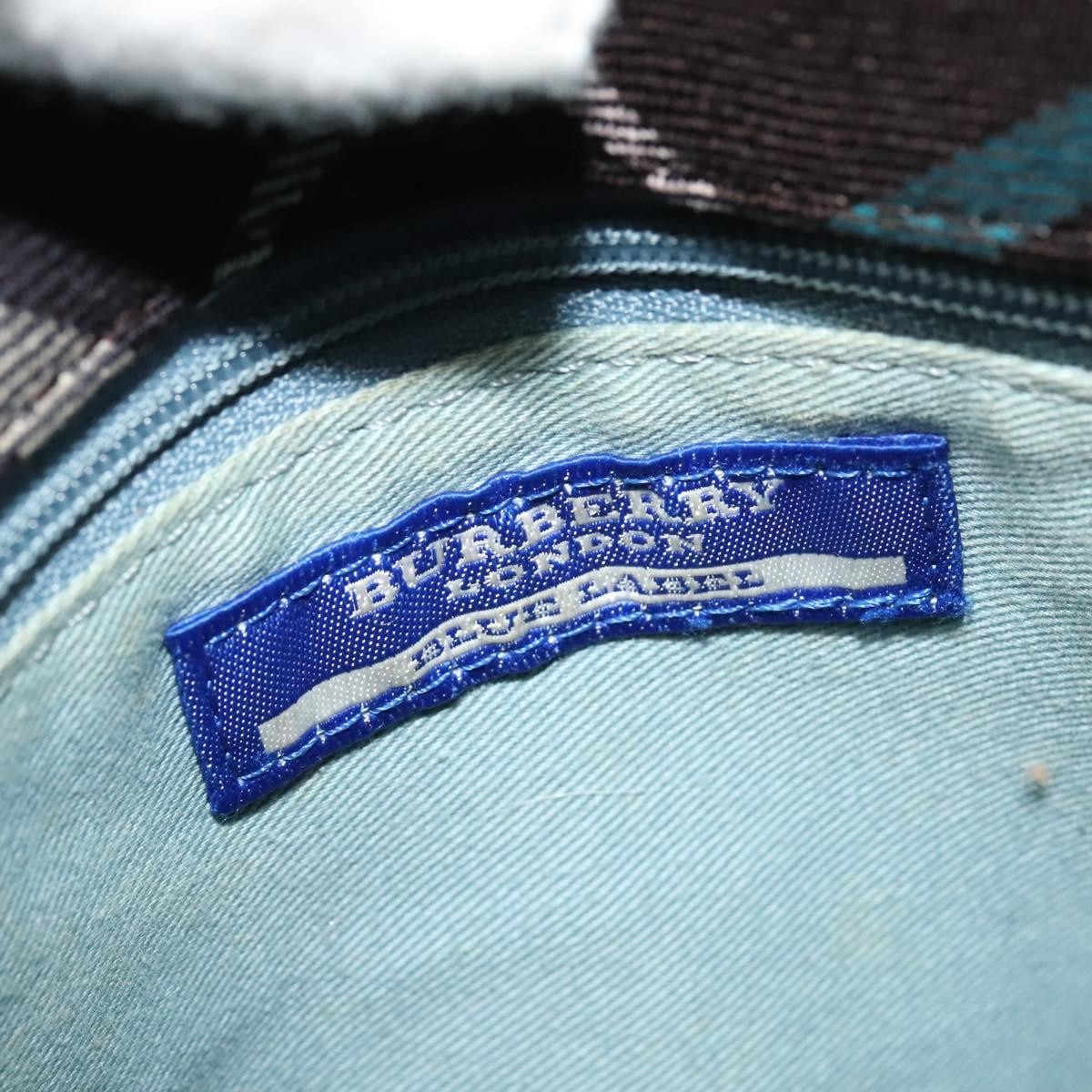 Burberry Nova Check Blue Label Canvas