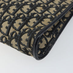 Christian Dior Vintage Trotter Shoulder Bag Canvas