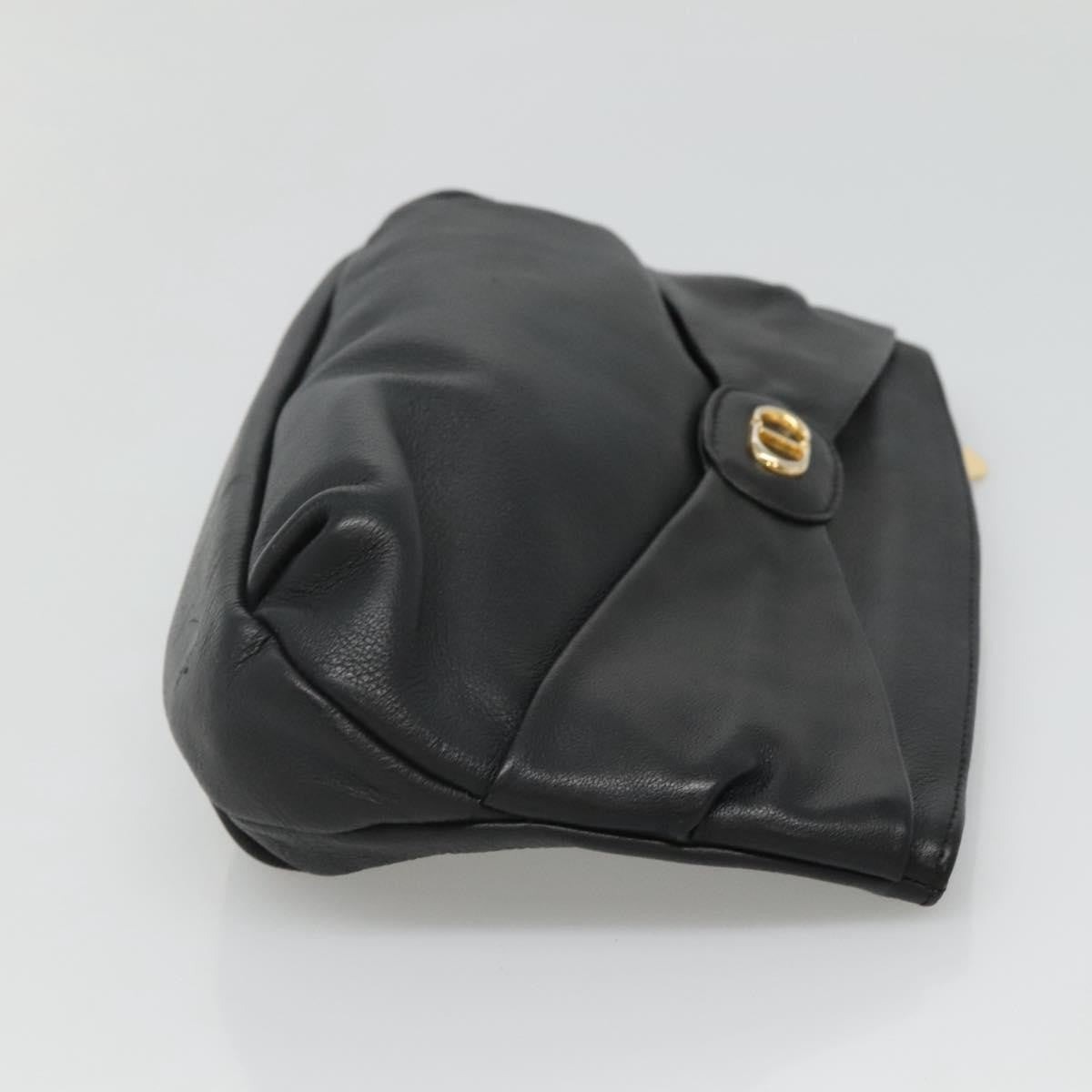 Christian Dior CD Zip Pouch Leather