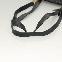 Bally Vintage Chain Shoulder Bag Quilted Leather