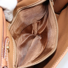 Celine Vintage Macadam Shoulder Bag Canvas