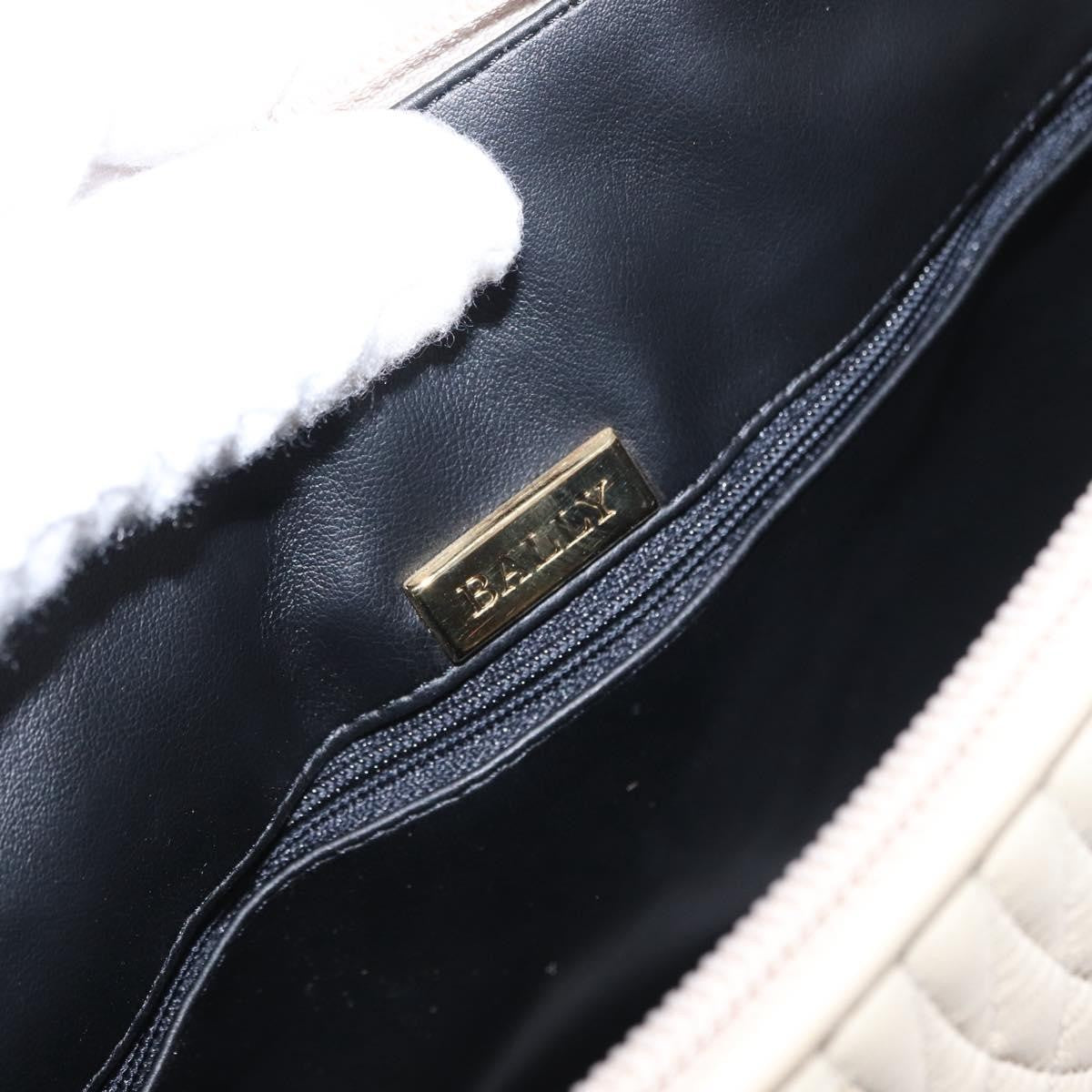 Bally Vintage Chain Shoulder Bag Quilted Leather