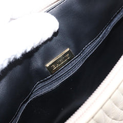 Bally Vintage Chain Shoulder Bag Quilted Leather