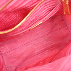 Prada Convertible Flap Tote Tessuto and Saffiano Leather