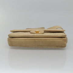 Bally Vintage Chain Shoulder Bag Quilted Leather