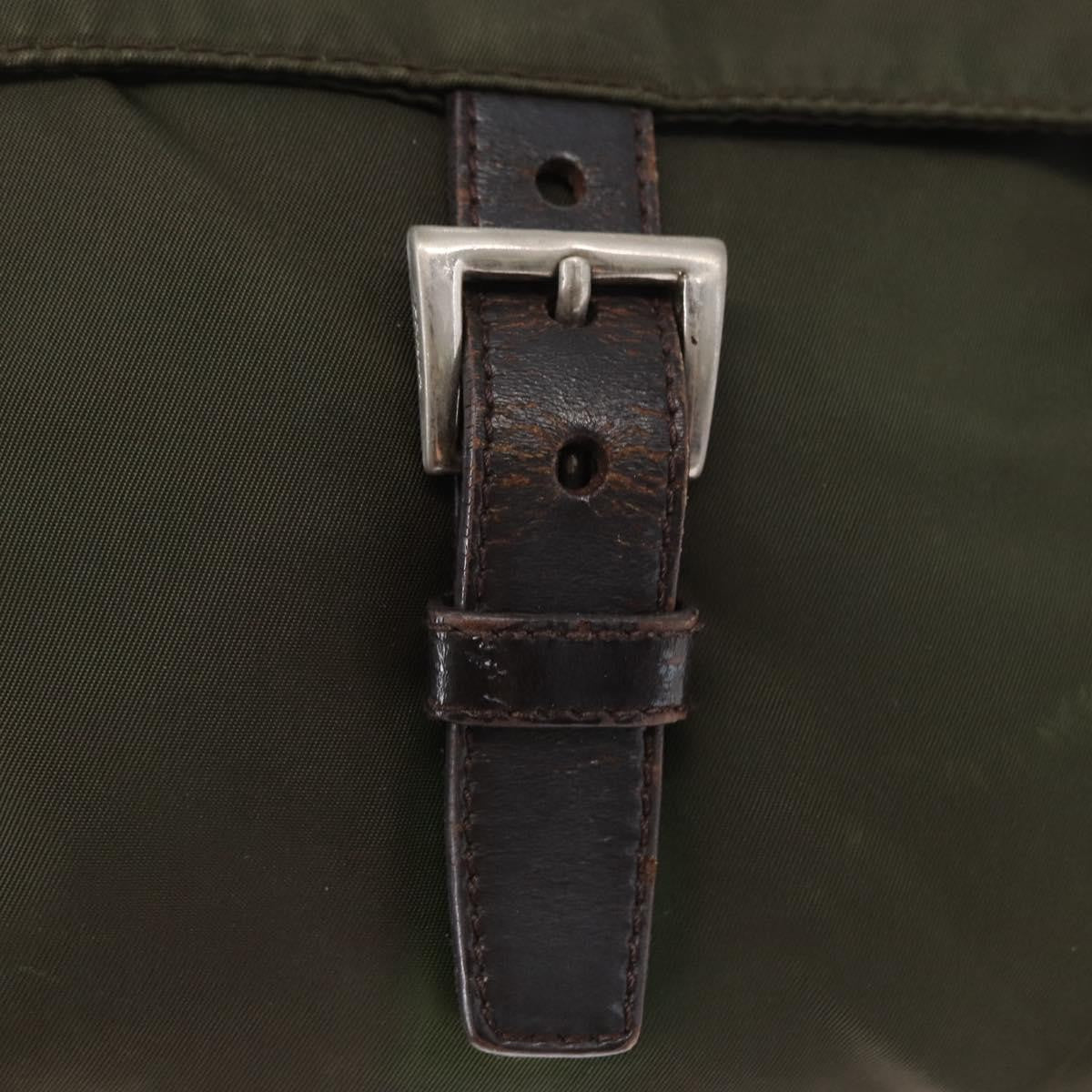 Prada Buckle Messenger Bag Tessuto