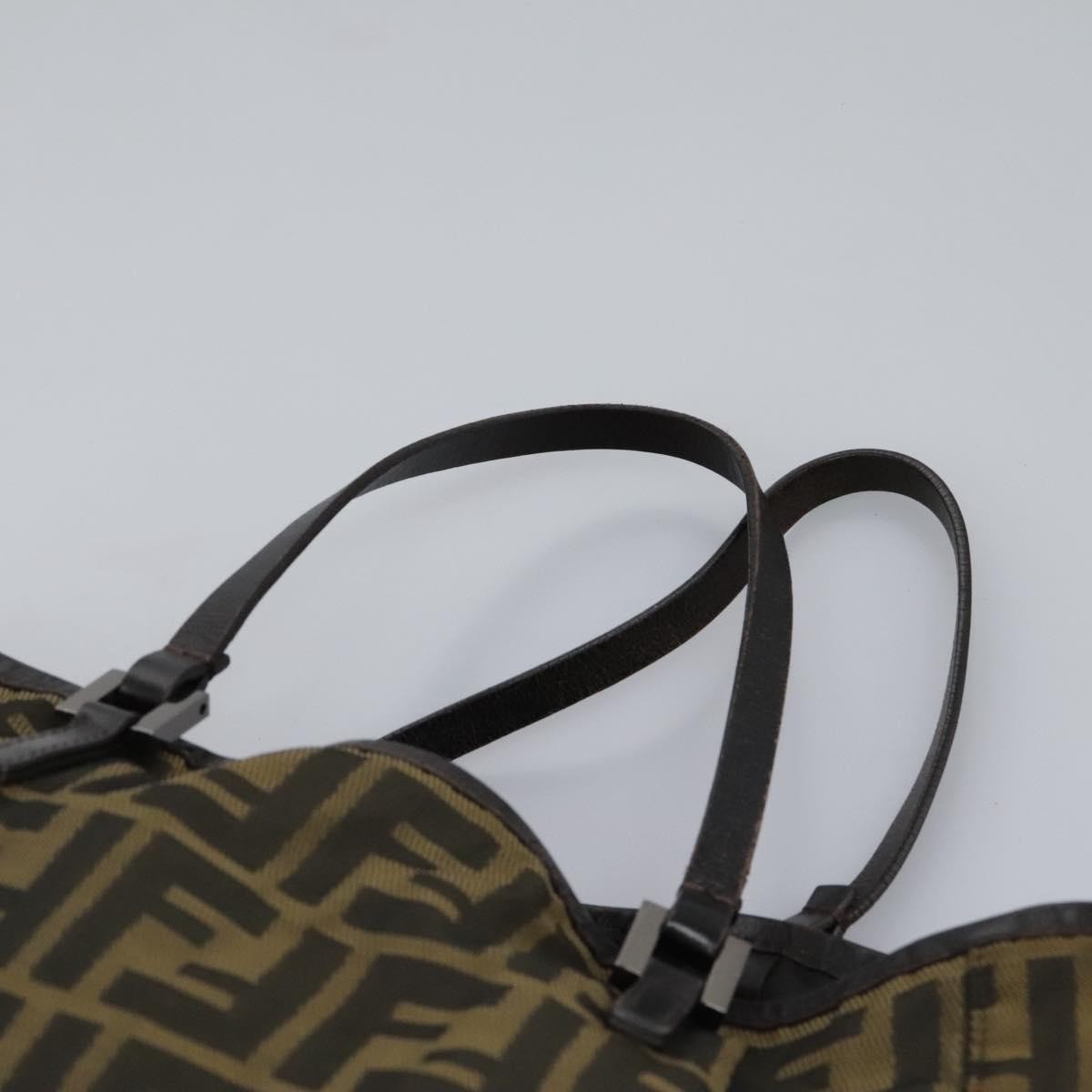 Fendi Open Shopping Tote Zucca Canvas