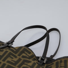 Fendi Open Shopping Tote Zucca Canvas