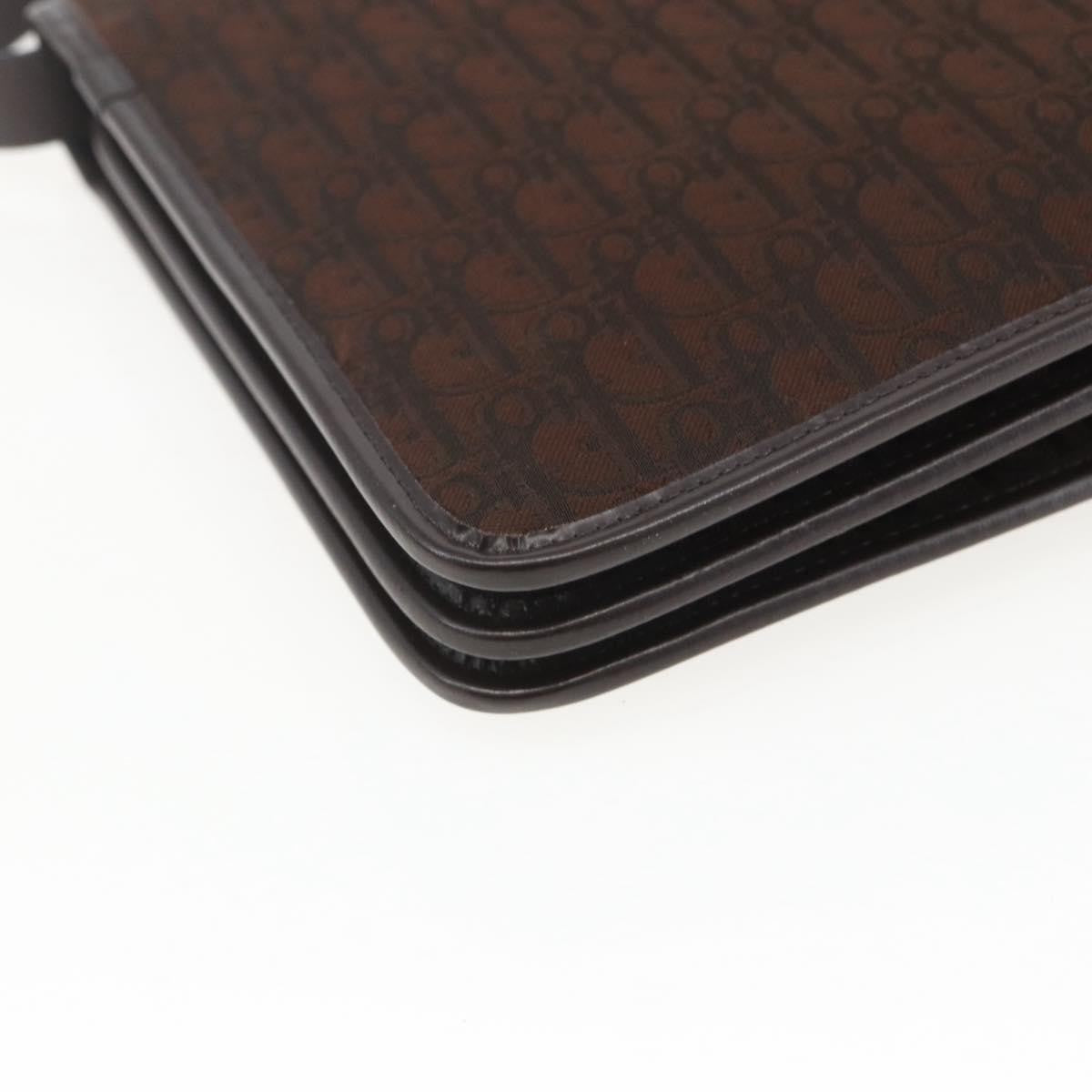 Christian Dior Vintage Trotter Shoulder Bag Canvas