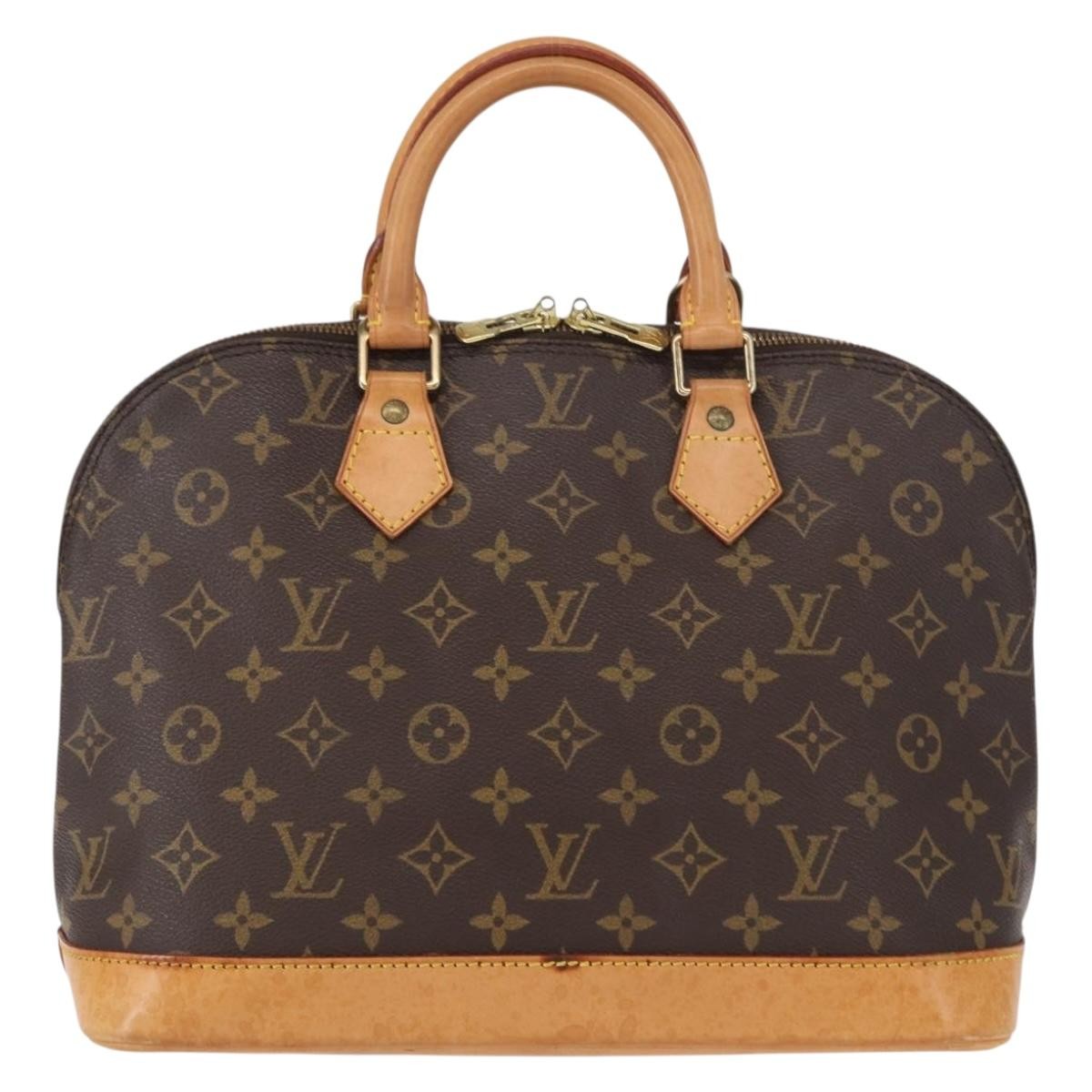 Louis Vuitton Alma Handbag Monogram Canvas