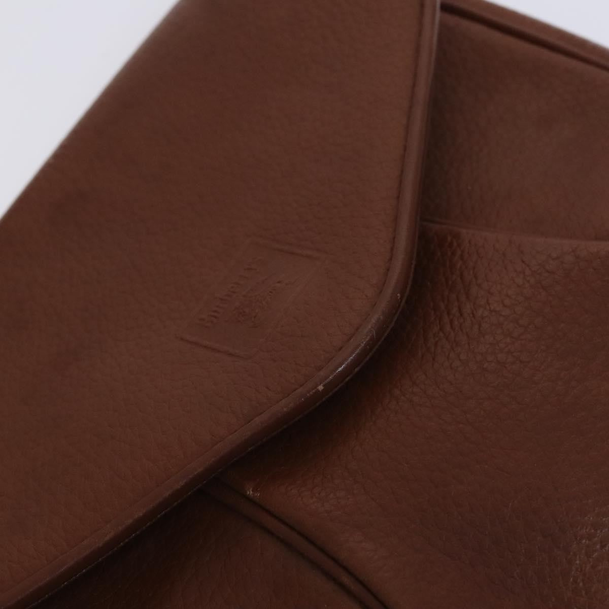 Burberry Flap Shoulder Bag Leather