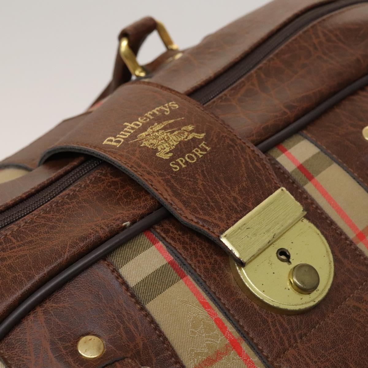 Burberry Nova check boston bag Canvas