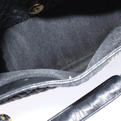 Bally Vintage Chain Shoulder Bag Quilted Leather