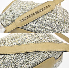 Chloe Elsie Shoulder Bag Tweed Leather