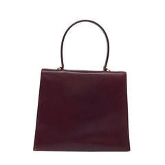 Celine Circle Logo Handbag Leather