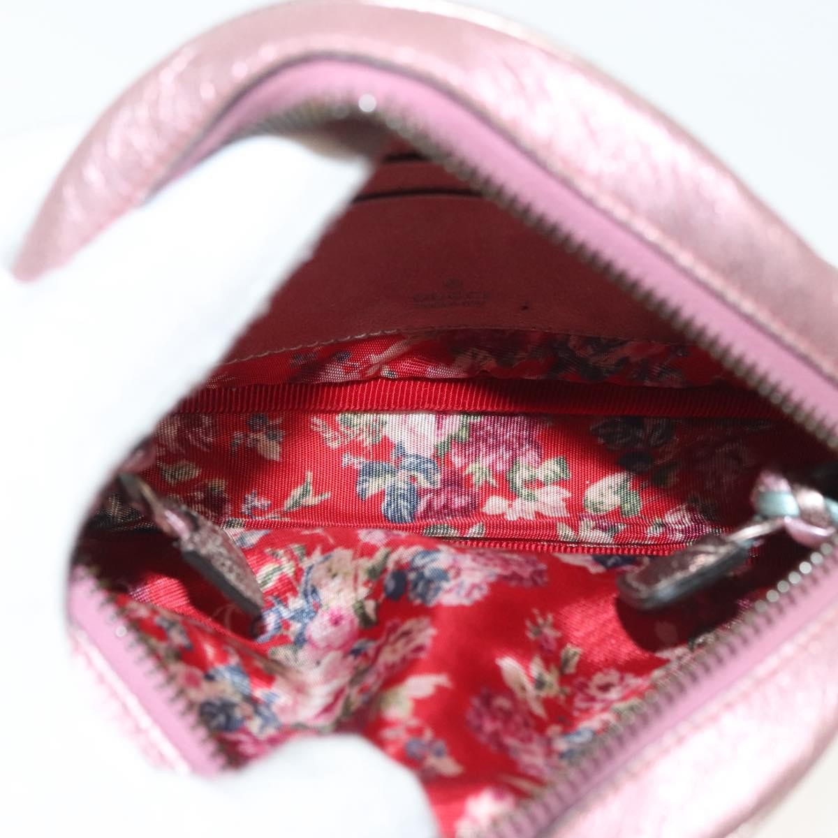 Gucci Trapuntata Camera Shoulder Bag Quilted Laminated Leather