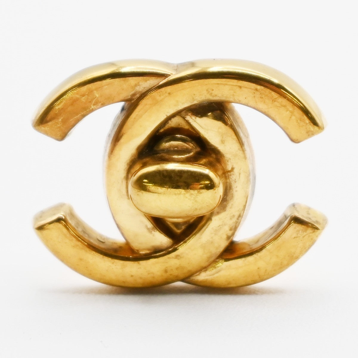 Chanel CC Turnlock Clip-On Earrings Metal