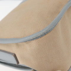 Fendi Logo Flap Shoulder Bag Canvas