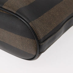Fendi Pequin Shoulder Bag Canvas