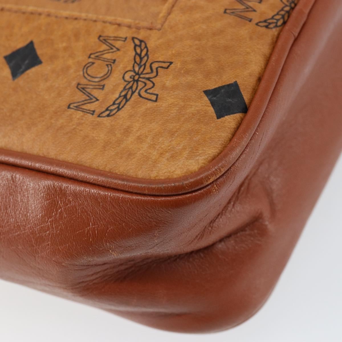 MCM Visetos Shoulder bag Canvas and Leather