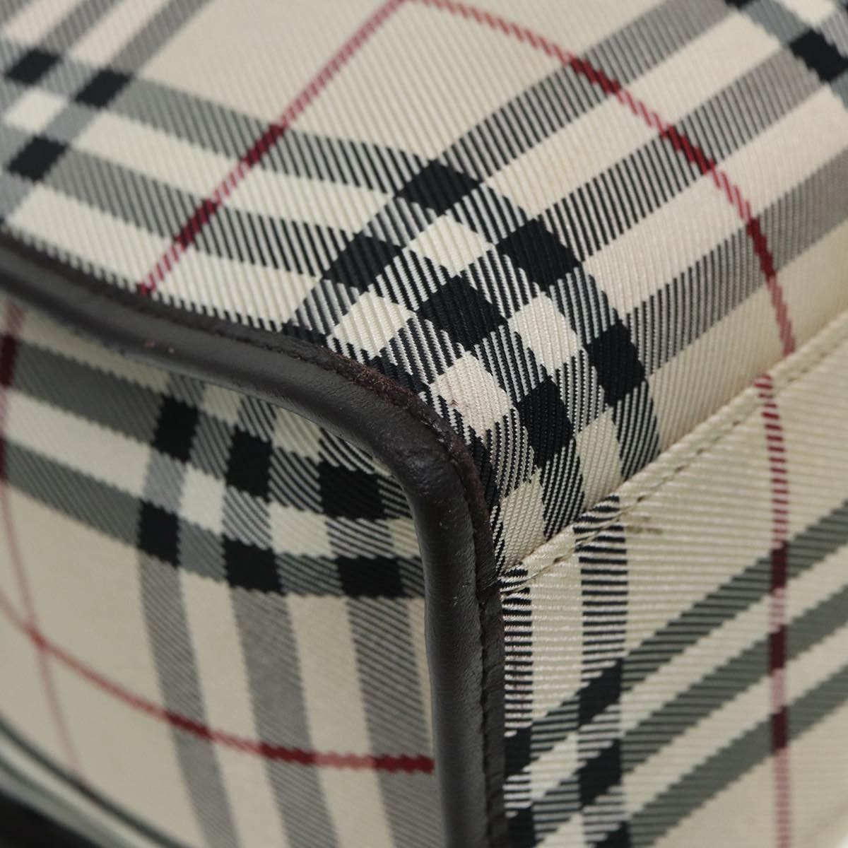 Burberry Nova Check Tote canvas check pattern