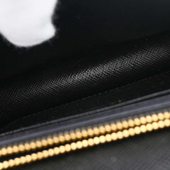 Prada Wristlet Wallet on Chain Saffiano Leather