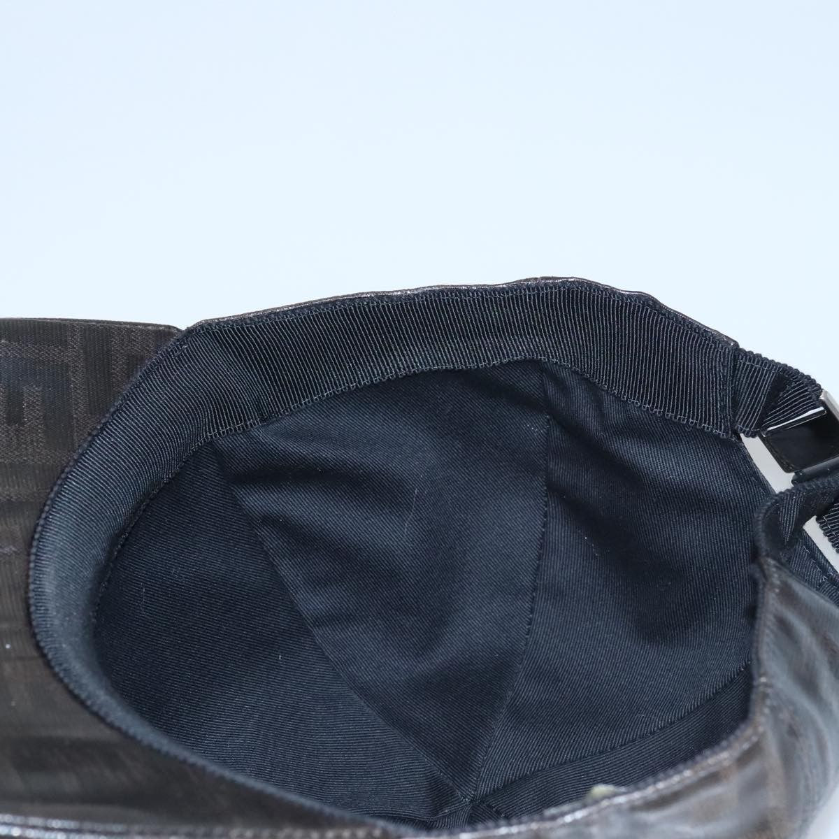 Fendi Logo Baseball Cap Zucca Canvas