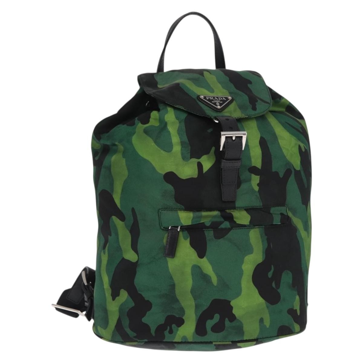 Prada Camouflage Backpack Tessuto